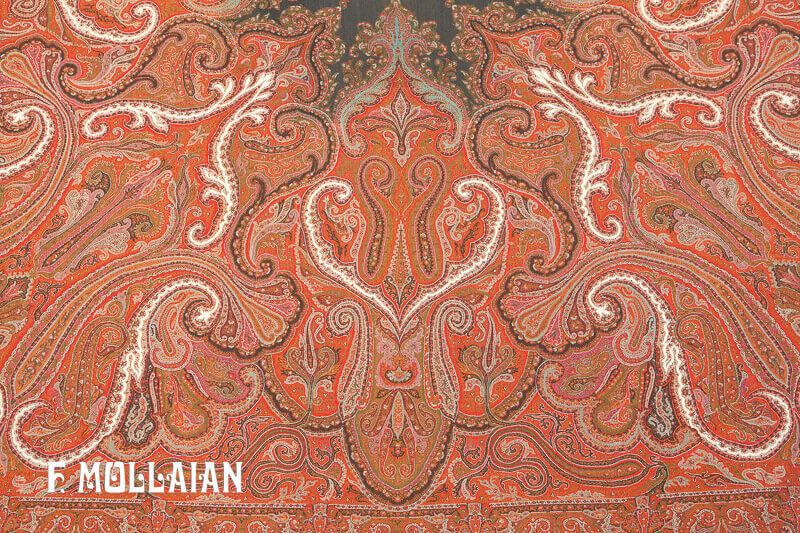 Antique persian Kerman Textile n°:29619340